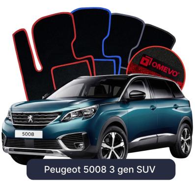 Velúrové autokoberce OMEVO pre Peugeot 5008 3 gen SUV (2024-2025)