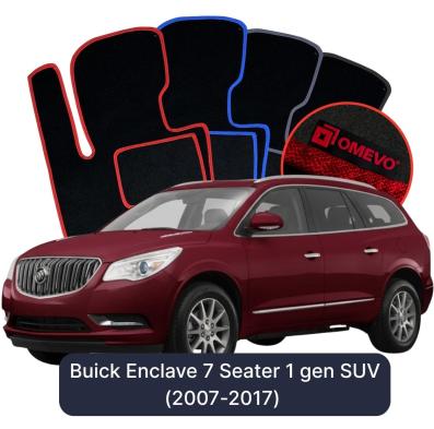 Velúrové autokoberce OMEVO pre Buick Enclave 7-miestny 1 gen SUV (2007-2017)
