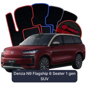Velúrové autokoberce OMEVO pre Denza N9 Flagship 6 mest 1 gen SUV (2025-2026)
