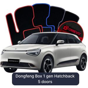 Velúrové autokoberce OMEVO pre Dongfeng Box 1 gen Hatchback 5-dverový (2024-2025)