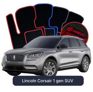 Velúrové autokoberce OMEVO pre Lincoln Corsair 1 gen SUV (2019-2025)
