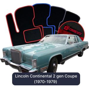 Velúrové autokoberce OMEVO pre Lincoln Continental 2 gen Kupé (1970-1979)