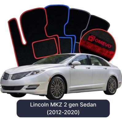 Velúrové autokoberce OMEVO pre Lincoln MKZ 2 gen Sedan (2012–2020)