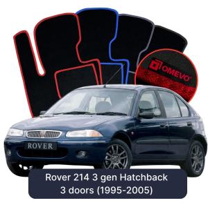 Velúrové autokoberce OMEVO pre Rover 214 3 gen Hatchback 3 dvere (1995-2005)