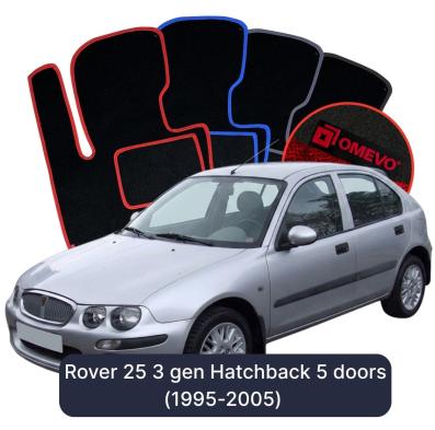 Velúrové autokoberce OMEVO pre Rover 25 3 gen Hatchback 5 dverí (1995-2005)
