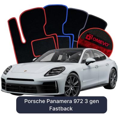 Velúrové autokoberce OMEVO pre Porsche Panamera 972 3 gen Fastback (2023-2025)