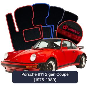 Velúrové autokoberce OMEVO pre Porsche 911 2 gen Kupé (1975-1989)