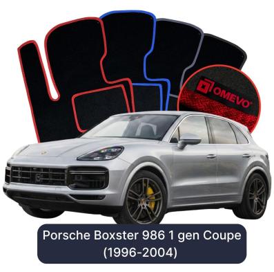 Velúrové autokoberce OMEVO pre Porsche Boxster 986 1 gen Kupé (1996-2004)
