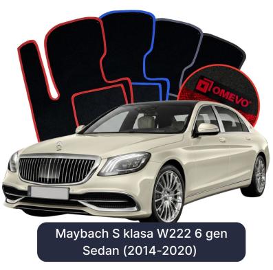 Velúrové autokoberce OMEVO pre Maybach S klasa W222 6 gen Sedan (2014-2020)