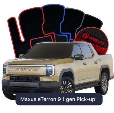 Velúrové autokoberce OMEVO pre Maxus eTerron 9 1 generácia Pick-up (2024-2025)