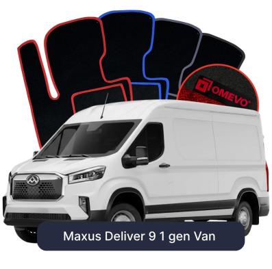 Velúrové autokoberce OMEVO pre Maxus Deliver 9 Van (2019-2026)
