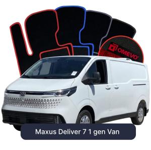 Velúrové autokoberce OMEVO pre Maxus Deliver 7 1 gen Van (2023-2025)