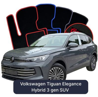 Velúrové autokoberce OMEVO pre Volkswagen Tiguan Elegance Hibrid 3 gen SUV (2023-2026)
