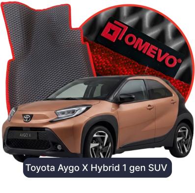 EVA autokoberce OMEVO pre Toyota Aygo X Hibrid 1 gen SUV (2022-2026)