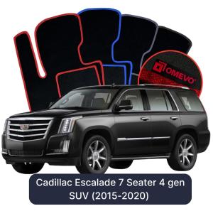 Velúrové autokoberce OMEVO pre Cadillac Escalade 7-miestny 4 gen SUV (2015-2020)