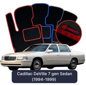 Velúrové autokoberce OMEVO pre Cadillac DeVille 7. generácia Sedan (1994-1999)