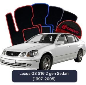 Velúrové autokoberce OMEVO pre Lexus GS S16 2 gen Sedan (1997-2005)