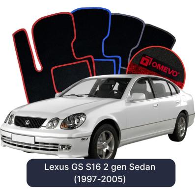 Velúrové autokoberce OMEVO pre Lexus GS S16 2 gen Sedan (1997-2005)