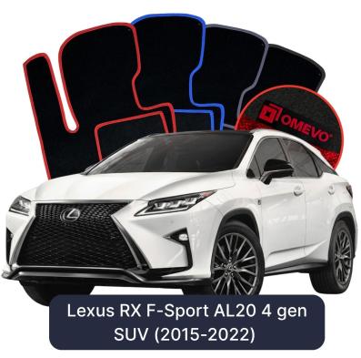 Velúrové autokoberce OMEVO pre Lexus RX F-Sport AL20 4 gen SUV (2015-2022)