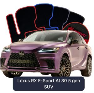 Velúrové autokoberce OMEVO pre Lexus RX F-Sport AL30 5 gen SUV (2022-2025)