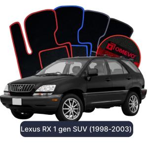 Velúrové autokoberce OMEVO pre Lexus RX  1 gen SUV (1998-2003)