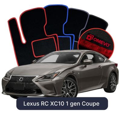 Velúrové autokoberce OMEVO pre Lexus RC XC10 1 gen Kupé (2014-2025)