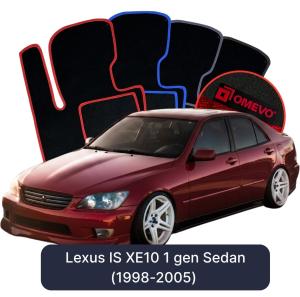 Velúrové autokoberce OMEVO pre Lexus IS XE10 1 gen Sedan (1998-2005)