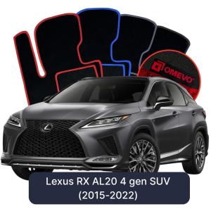 Velúrové autokoberce OMEVO pre Lexus RX AL20 4 gen SUV (2015-2022)