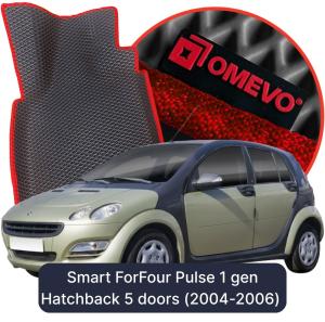 OMEVO 5D Pro Autokoberce do Smart ForFour Pulse 1 gen Hatchback 5 dverí (2004-2006)