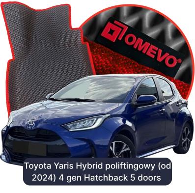 EVA autokoberce OMEVO pre Toyota Yaris Hibrid poliftingowy (od 2024) 4 gen Hatchback 5 dverí (2020-2026)