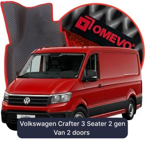 OMEVO 5D Pro Autokoberce do Volkswagen Crafter 3 mesta 2 gen Van 2 dvere (2016-2026)