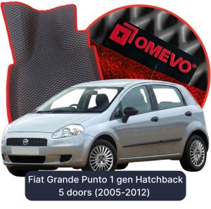 OMEVO 5D Pro Autokoberce do Fiat Grande Punto 1 gen Hatchback 5 dverí (2005-2012)