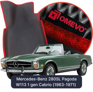OMEVO 5D Pro Autokoberce do Mercedes-Benz 280SL Pagoda W113 1 gen Cabrio (1963-1971)