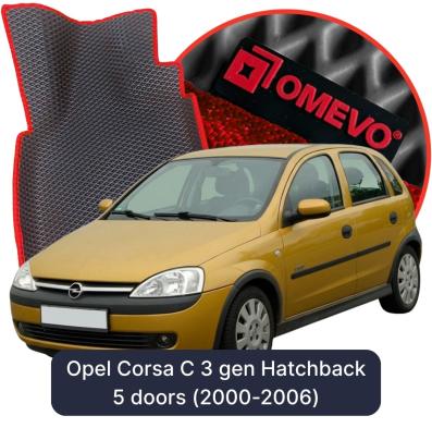 EVA autokoberce OMEVO pre Opel Corsa C 3 gen Hatchback 5 dverí (2000-2006)