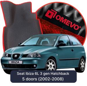 OMEVO 5D Pro Autokoberce do Seat Ibiza 6L 3 gen Hatchback 5 dverí (2002-2008)