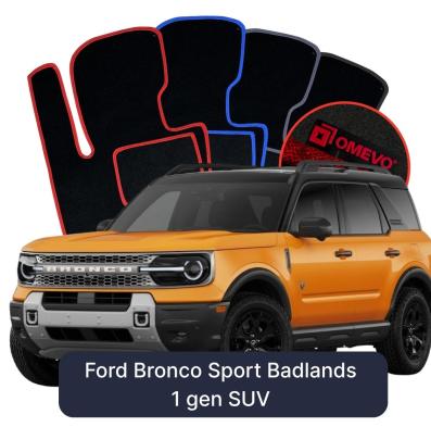 Velúrové autokoberce OMEVO pre Ford Bronco Sport Badlands 1 gen SUV (2020-2026)