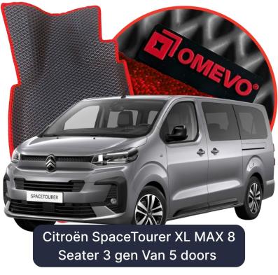 EVA autokoberce OMEVO pre Citroën SpaceTourer XL MAX 8 mest 3 gen Van 5 dverí (2016-2026)