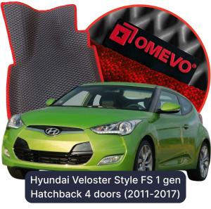 OMEVO 5D Pro Autokoberce do Hyundai Veloster Style FS 1 gen Hatchback 4 dvere (2011-2017)