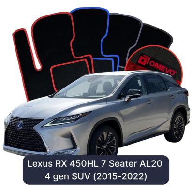 Velúrové autokoberce OMEVO pre Lexus RX 450HL 7 mest AL20 4 gen SUV (2015-2022)