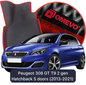 OMEVO 5D Pro Autokoberce do Peugeot 308 GT T9 2 gen Hatchback 5 dverí (2013-2021)