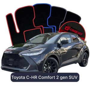 Velúrové autokoberce OMEVO pre Toyota C-HR Comfort 2 gen SUV (2023-2026)
