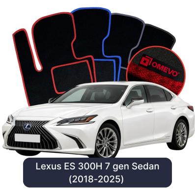 Velúrové autokoberce OMEVO pre Lexus ES 300H 7 gen Sedan (2018-2025)