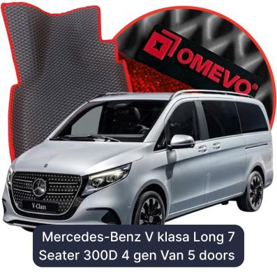 EVA autokoberce OMEVO pre Mercedes-Benz V klasa Long 7 mest 300D 4 gen Van 5 dverí (2023-2026)
