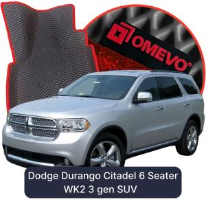 OMEVO 5D Pro Autokoberce do Dodge Durango Citadel 6 mest WK2 3 gen SUV (2010-2026)