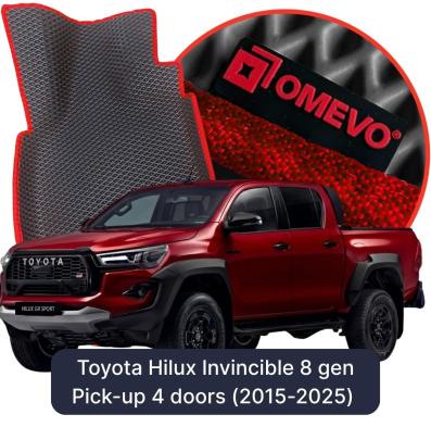 EVA autokoberce OMEVO pre Toyota Hilux Invincible 8 gen Pick-up 4 dvere (2015-2025)