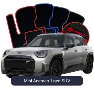 Velúrové autokoberce OMEVO pre Mini Aceman 1 gen SUV (2024-2027)