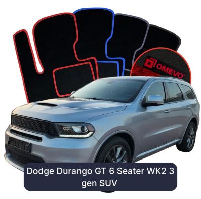 Velúrové autokoberce OMEVO pre Dodge Durango GT 6 mest WK2 3 gen SUV (2010-2026)