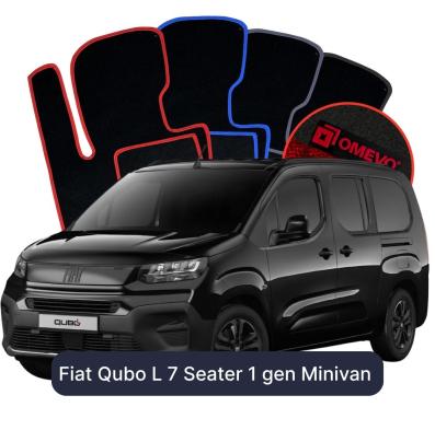 Velúrové autokoberce OMEVO pre Fiat Qubo L 7 mest 1 gen Minivan (2026-2026)