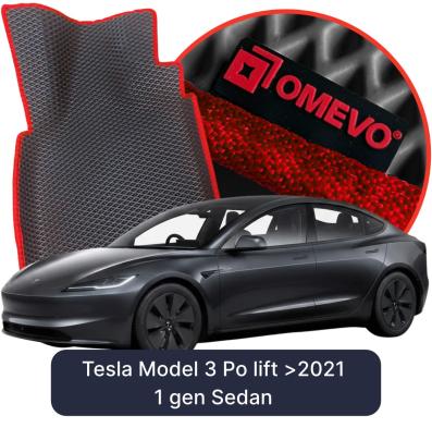 EVA autokoberce OMEVO pre Tesla Model 3 Po lift >2021 1 gen Sedan (2017-2026)