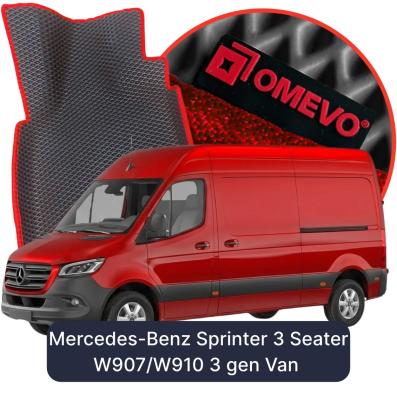EVA autokoberce OMEVO pre Mercedes-Benz Sprinter 3 mesta W907/W910 3 gen Van (2018-2026)